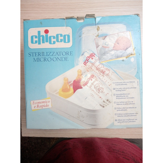 Esterilizante De Mamaderas Para Microondas Marca Chicco 