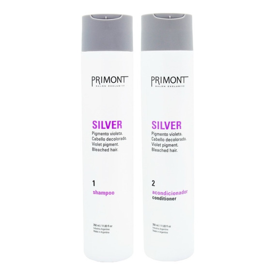 Primont Kit Silver Shampoo Acondicionador Chico 3c 