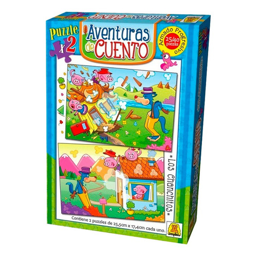 Puzzle X2 25/40pzs Los Chanchitos 034