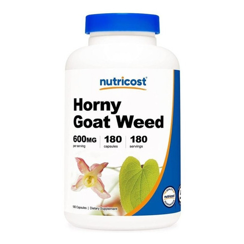 Horny Goat Weed 600mg Vigor Libido Energia Sexual Vitalidad! Sabor Neutro