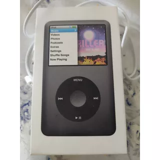 Caja Para iPod Clásico De 160 Gb + Cable Usb Original Apple