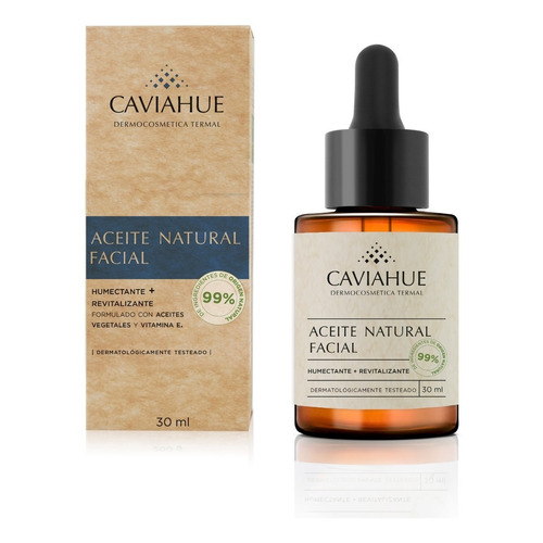 Caviahue Aceite Natural Facial Humectante Revitaliza 30ml Momento de aplicación Día/Noche Tipo de piel Seca