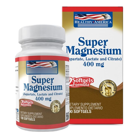 Super Magnesium 400 Mg 100 Softgels - Unidad a $616