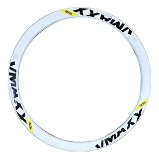 Vzan Vmaxx Disco Cor Branco 26 Folha Dupla Bicicleta 36 Furos Freio Disco Cor Branco