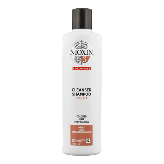 Nioxin-3 Shampoo Densificador Para Cabello Teñido 300ml