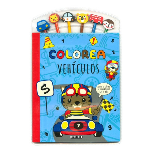 Colorea Vehiculos, De Susaeta, Equipo. Editorial Susaeta, Tapa Blanda En Español