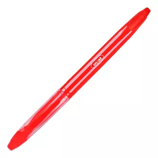 Caneta Apagável Em Gel Esferográfica Ponta 0,7mm Vermelho