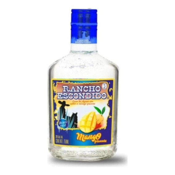 Paquete De 3 Licor De Agave Rancho Escondido Mango Pican 750