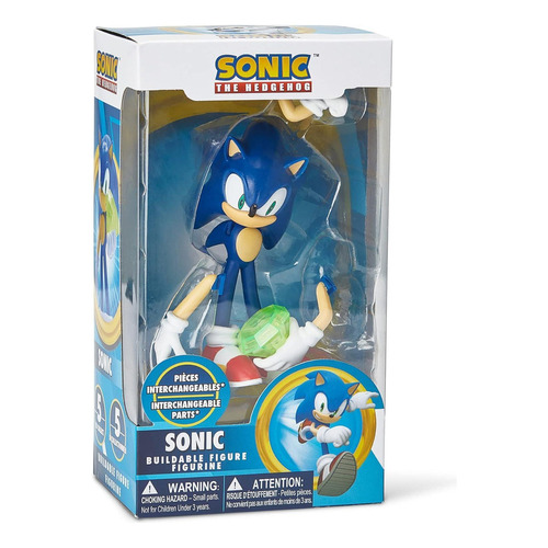 Boneco Sonic The Hedgehog Sonic Esmeralda Angel Just Toys