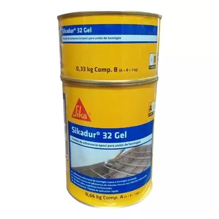 Sikadur 32 Gel 1 Kg Puente De Adherencia Epoxi P/ Hormigón