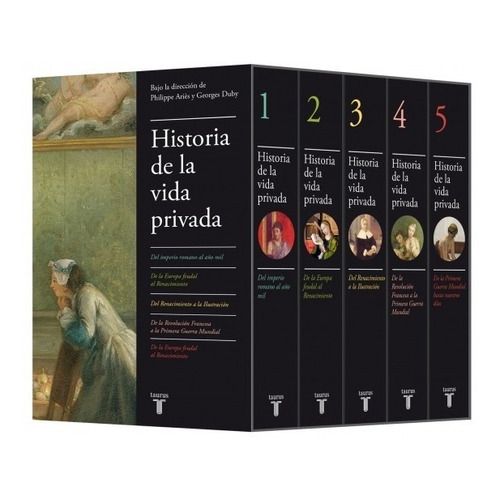 Historia De La Vida Privada (edición Estuche) / Georges Duby