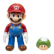 Figura Mario Con Champiñón Vida Extra - Super Mario - Jakks