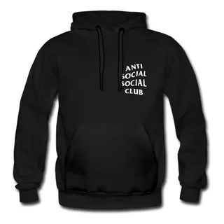 Anti Social Club / Sudadera Con Gorro Tallas Niño/adulto