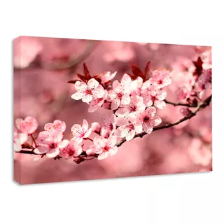 Cuadro Decorativo Canvas Floral Flor De Cerezo Japón 80x60