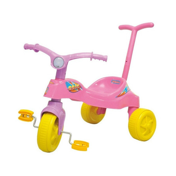 Triciclo Infantil Biemme Rayo Con Barral Nena - Nene Color Rayo Gril