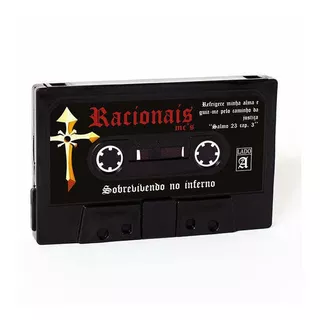 Carteira K7 Cassete Racionais Mc's Sobrevivendo No Inferno