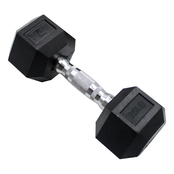 Mancuerna Pesa 25 Lb 11.3 Kg  Pesa Hexagonal Pro 1 (pesa) Fitnes Musculación 