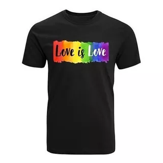 Polera Lgtb Love Is Love Unisex Algodón 