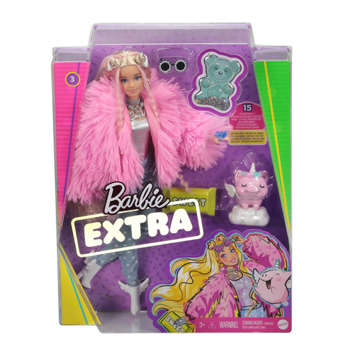 Barbie Extra Abrigo Rosa