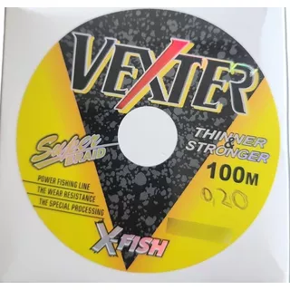 Bobina Multifilamento 100 Mts Unidos 0,20mm Vexter X-fish 