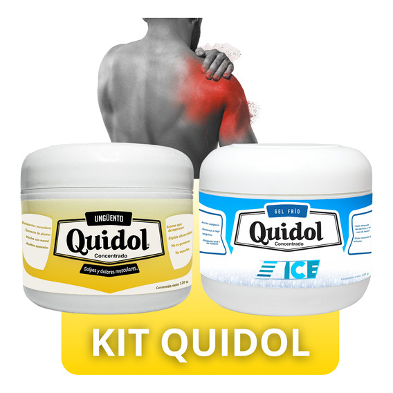 Kit Quidol + Quidol Ice 120gr / Dolor Intenso / Frío & Calor