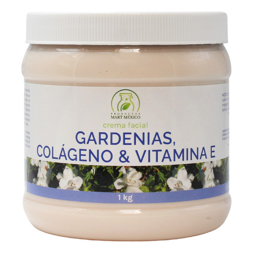  Crema Facial De Gardenias + Colágeno + Vitamina E Tipo De Piel Todo Tipo De Piel