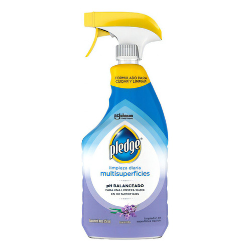 Limpiador Pledge Multisuperficies Lavanda Ph Balanceado De 650 Ml