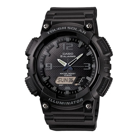 Reloj Casio Aq-s810w-1a2 Para Caballero Deportivo- Negro 