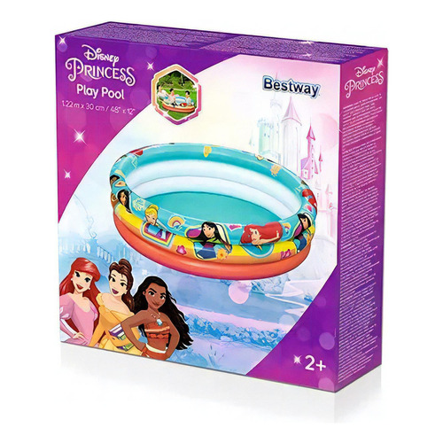 Piscina Infantil Princesas 200lt 122x30 2 Bestway Color Mix