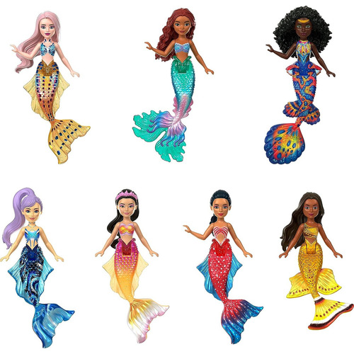 Figuras Little Mermaid Sister Hermanas Sirenas De Moda X7
