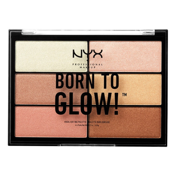 Paleta Born To Glow Highlighting Palette Nyx