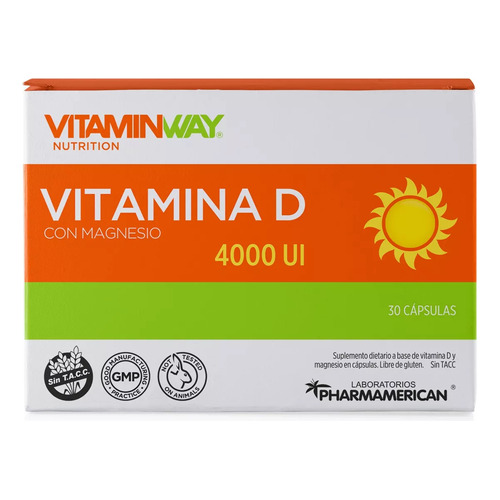 Vitamina D X 30 Capsulas Vitamin Way