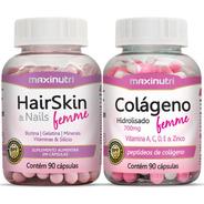 Hair Skin & Nails Femme + Colágeno Femme 2x90 Cápsulas
