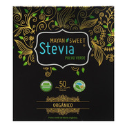Endulzante Stevia Polvo Verde Orgánico 50 Sobres