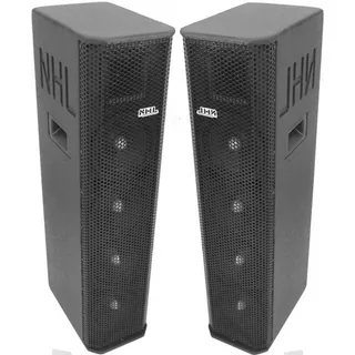 Caixa Line Array Vertical Ativa Passiva 4x6 1200w Driver Ti