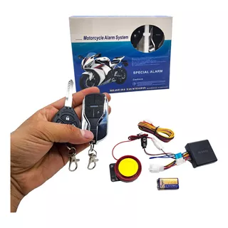 Alarma Para Moto Con  Llave Y Control  Para Cualquier Moto 