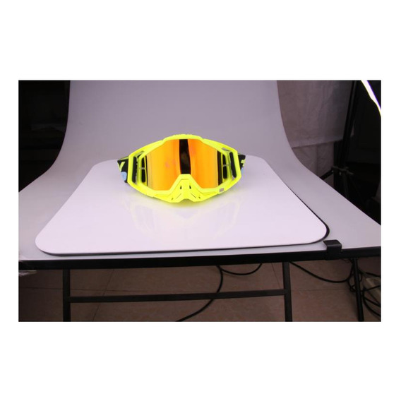 Gafas De Motocross Rzr Moto - Gafas De Motocicleta Amarillo