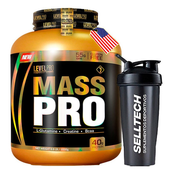 Mass Pro 6.6lbs Vainilla Creme + Shaker