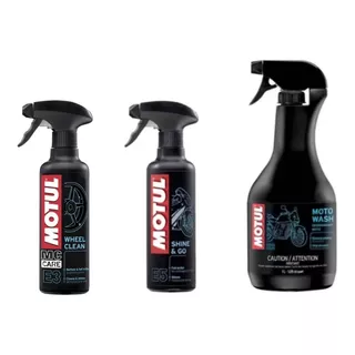 Kit Motul Moto Care Limpieza Exterior E2 E3 E5