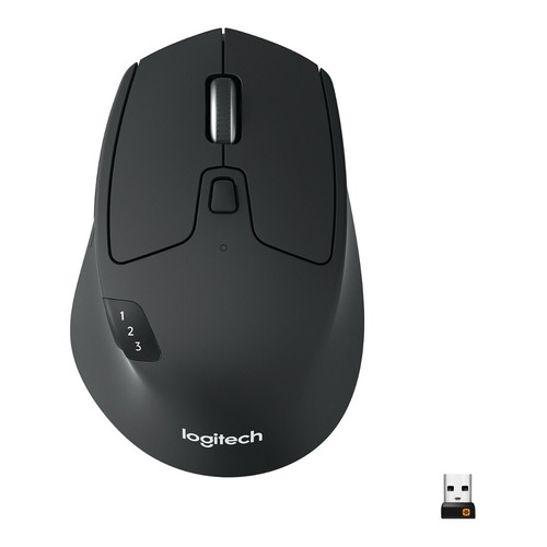 Mouse Bluetooth Logitech M720 Triathlon Multidispositivo Color Negro