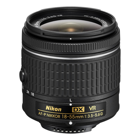 Nuevo Nikon Af-p Dx Nikkor 18-55 Mm F / 3.5-5.6g Vr Lens Nue