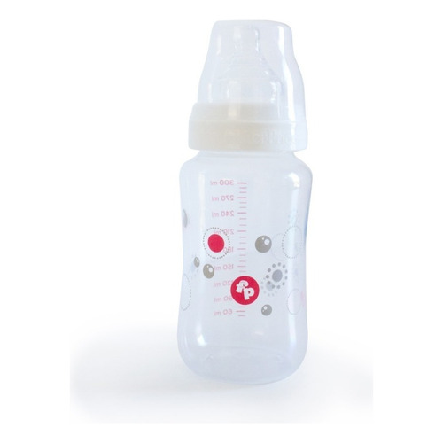 Mamadera Anticólicos Fisher Price 300 Ml Blanco Color Transparente