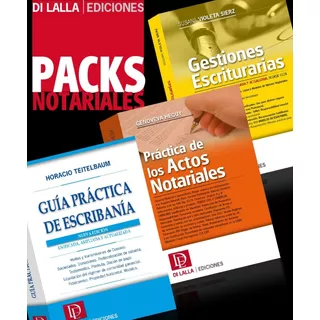 Pack Notarial. Escribania(sierz, Teitelbaum, Heguy).di Lalla