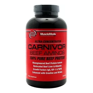 Musclemeds  Carnivor Beef Aminos 300 Tabletas 