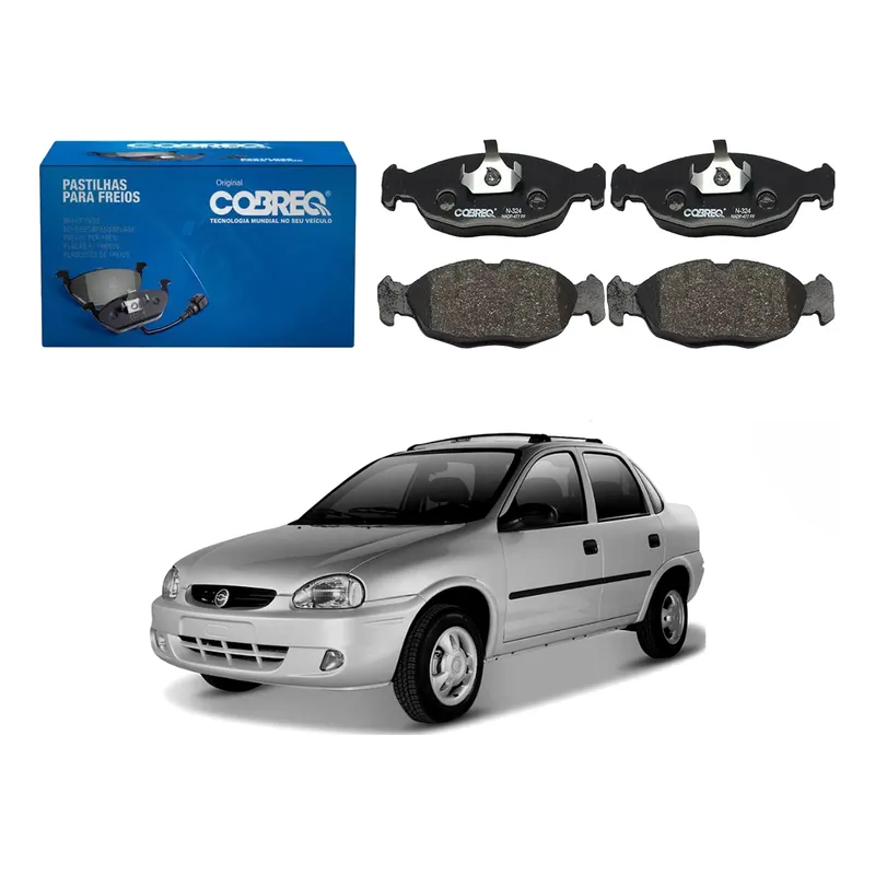 Pastilha Freio Dianteira Corsa Classic 1.0 1996 A 2010