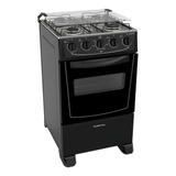 Cocina Punktal Viena Super Gas 4h Horno 51l Limpia Fácil  Color Negro