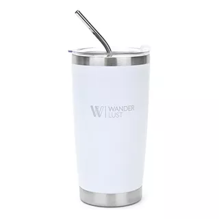 Vaso Termico Wanderlust 470ml Color Blanco