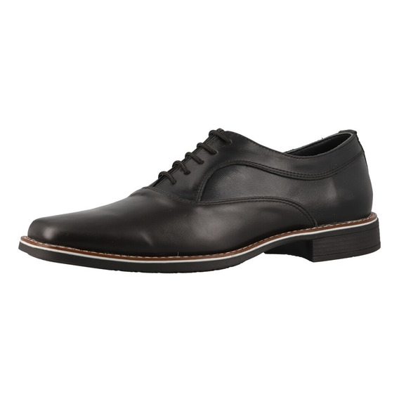 Zapatos Casuales Vestir Caballero Negro Piel