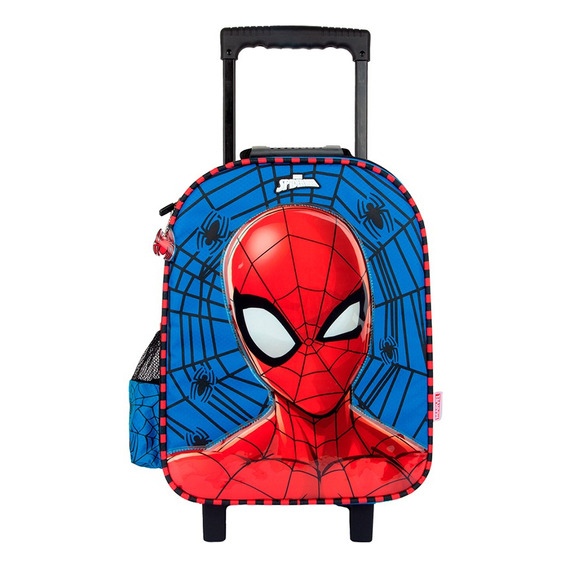 Maleta Spiderman Spider Artesco Color Azul