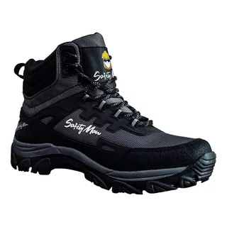 Botas Para Hombre Safetyman Trepator Senderismo Gris